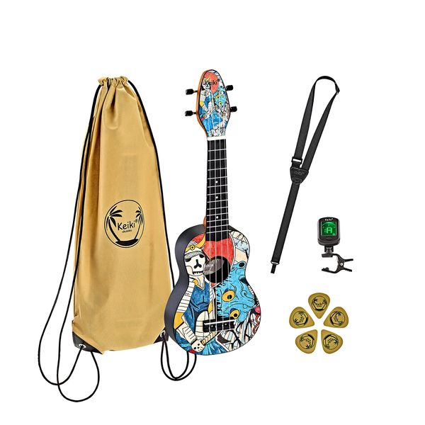 Hovedbilde ORTEGA Keiki Soprano Ukulele - Pack Samurai K2-SR