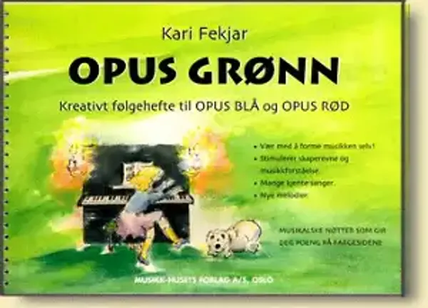 Hovedbilde OPUS GRØNN Kreativt følgehefte  Fekjar Kari